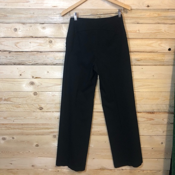 H &M SAILOR WIDE LEG High waist Black pants ,size 4 - Picture 5 of 13
